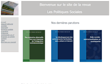 Tablet Screenshot of lespolitiquessociales.org